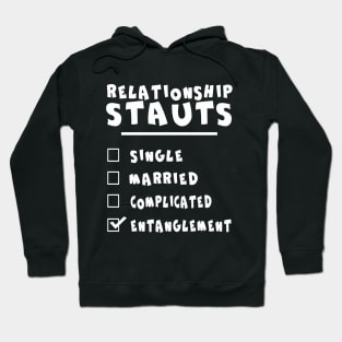 Funny Relationship Status Entanglement Hoodie